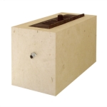Perspective box - Stone &amp; two iron elements