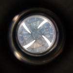 Polyhedron prototype 2.0  -  (View through eyehole)